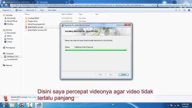 Cara Instal SketchUp Version 2018 смотреть онлайн