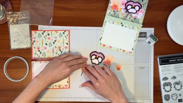 How to make a Pop-Up Pansy Card that blooms when you open it! смотреть онлайн