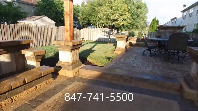 St.Charles Il. patio and pergola #204 TLMC Landscape inc смотреть онлайн