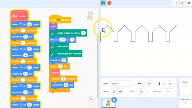 Correction Exercice de maths Brevet Centre Etranger 2017 (scratch et géométrie) смотреть онлайн
