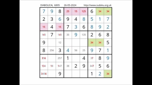 Sudoku diabólico 26/05/2024 смотреть онлайн