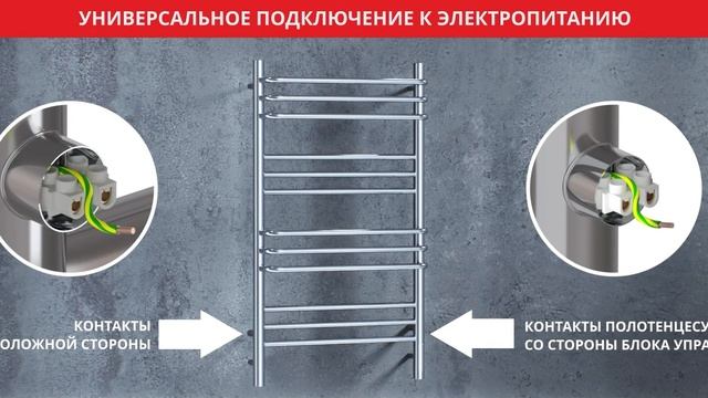 Монтаж Электрического Полотенцесушителя TERMINUS с универсальным подключением | Терминус | 2023 смотреть онлайн