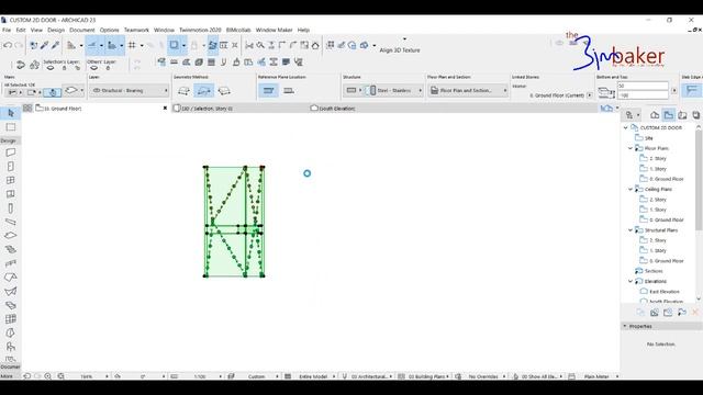 ARCHICAD: Episode 2 Creating Custom Door with Custom 2d Symbol смотреть онлайн