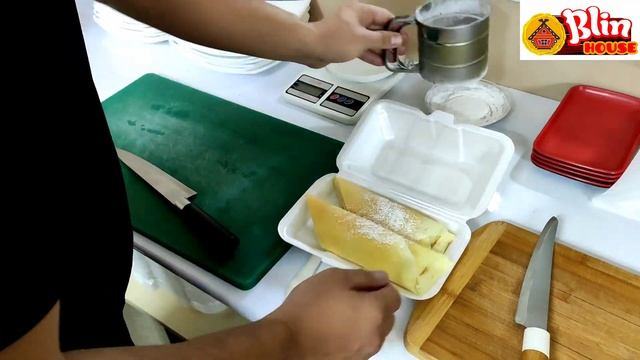 Блин творожно банановый