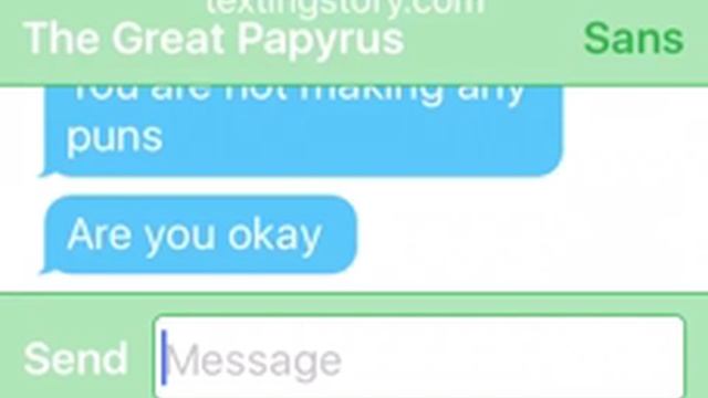 Sans and papirus texted смотреть онлайн