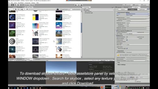 How to add Skybox in Unity 5 : Unity Tutorial # 1 смотреть онлайн