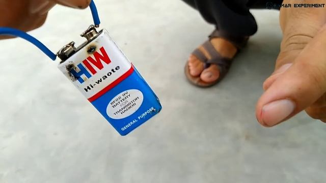 9 Volt Battery Experiment || 9 Volt Battery || Samar Experiment смотреть онлайн