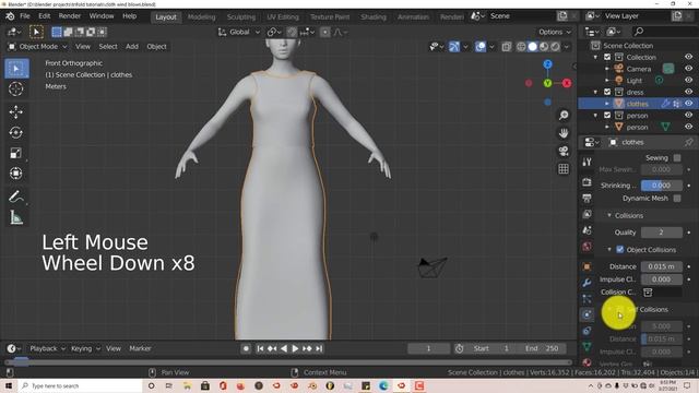 Blender Quick Tip: Create wind blown cloth the easy way. смотреть онлайн