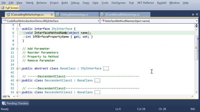 CodeRush Refactoring (Part#1) смотреть онлайн