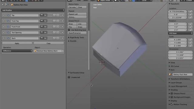 123D Catch Reverse Engineering in Blender смотреть онлайн