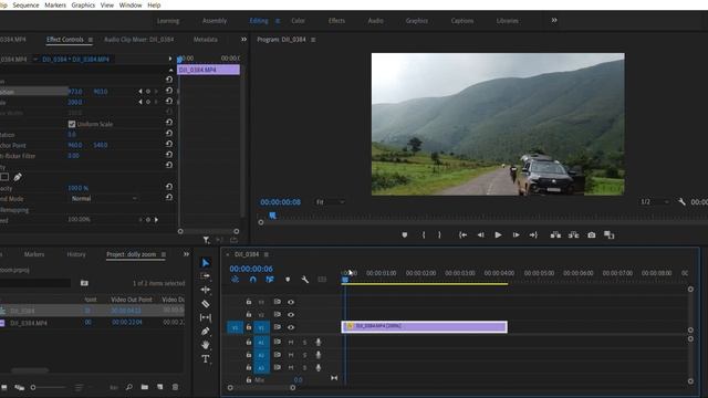 How to make a DOLLY ZOOM EFFECT in Adobe Premiere Pro смотреть онлайн