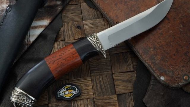 Атака нож Динго, сталь 95Х18, рукоять граб смотреть онлайн
