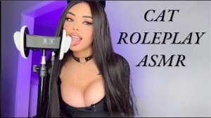 Iamasiadoll ASMR - Cat Girl Roleplay Can't Resist Your Nut Milk! 🐱🥛