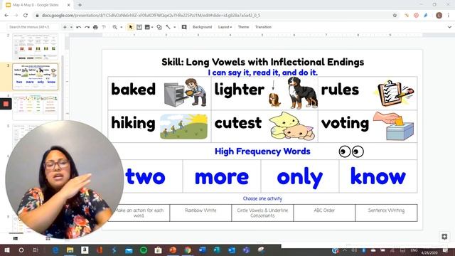 Long vowels with inflectional endings смотреть онлайн