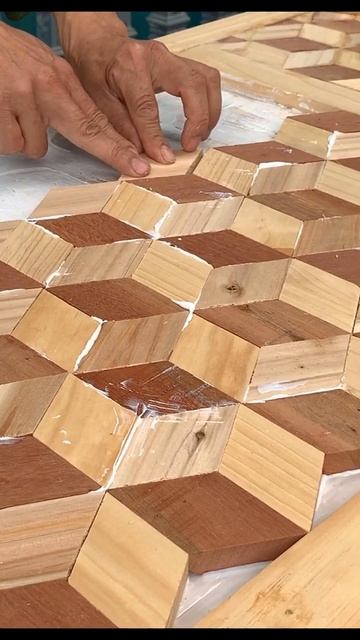 Design A Unique And Modern 3D Table For The Garden Part 2 #woodworking #shorts #woodwork #woodworke смотреть онлайн