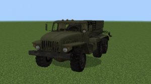 Minecraft PE мод на РСЗО (Реактивная система залпового огня) Bm-21 Grad. | Обзор мода.