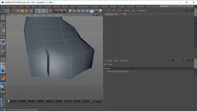 Berd's extruded mesh technique in Cinema 4D (no ZBrush) смотреть онлайн