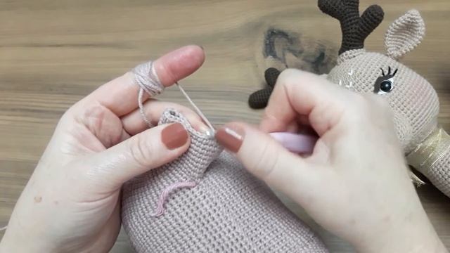 AMİGURUMİ GEYİK TARİFİ PART 4 KAFA..