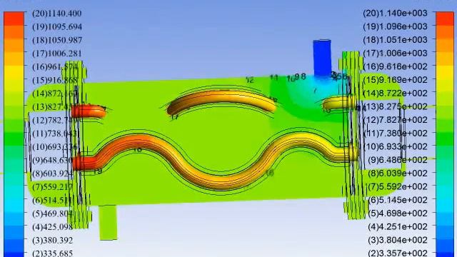 Ansys cfd Heat exchanger fluent fluid cfd post -slow the speed for better experience смотреть онлайн