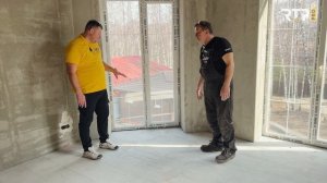 Рантовая зона под панорамными окнами высокотемпературным контуром