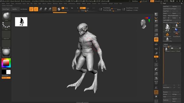 3D Creature Concepting with Maya and ZBrush - Lesson 12 / 24 смотреть онлайн