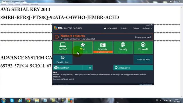 AVG 2013 CD KEY (PLNÁ VERZE) [1080p] смотреть онлайн