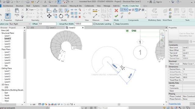 09 VẼ CẦU THANG XOẮN BẰNG CÔNG CỤ STAIR TRONG REVIT смотреть онлайн