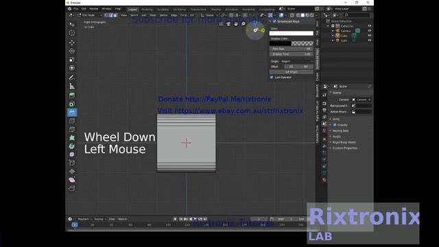 Tutorial for blender 2.8 creating fillet with bevel смотреть онлайн