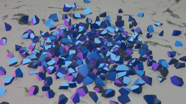 Simple object fracture + particles + collision with Blender 2.80 смотреть онлайн