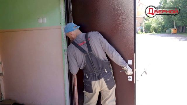 Установка входной двери смотреть онлайн