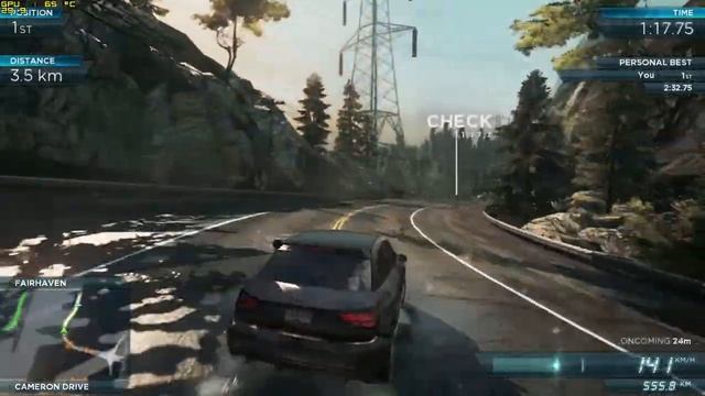 NFS Most Wanted 2012; Audi A1 ClubSport Quattro; Race 5 Crashdown; смотреть онлайн