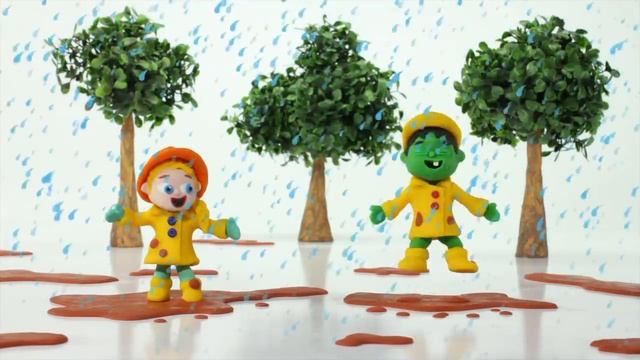 MASHA PLANTS A SEED ❤ Spiderman, Hulk & Frozen Play Doh Cartoons For Kids