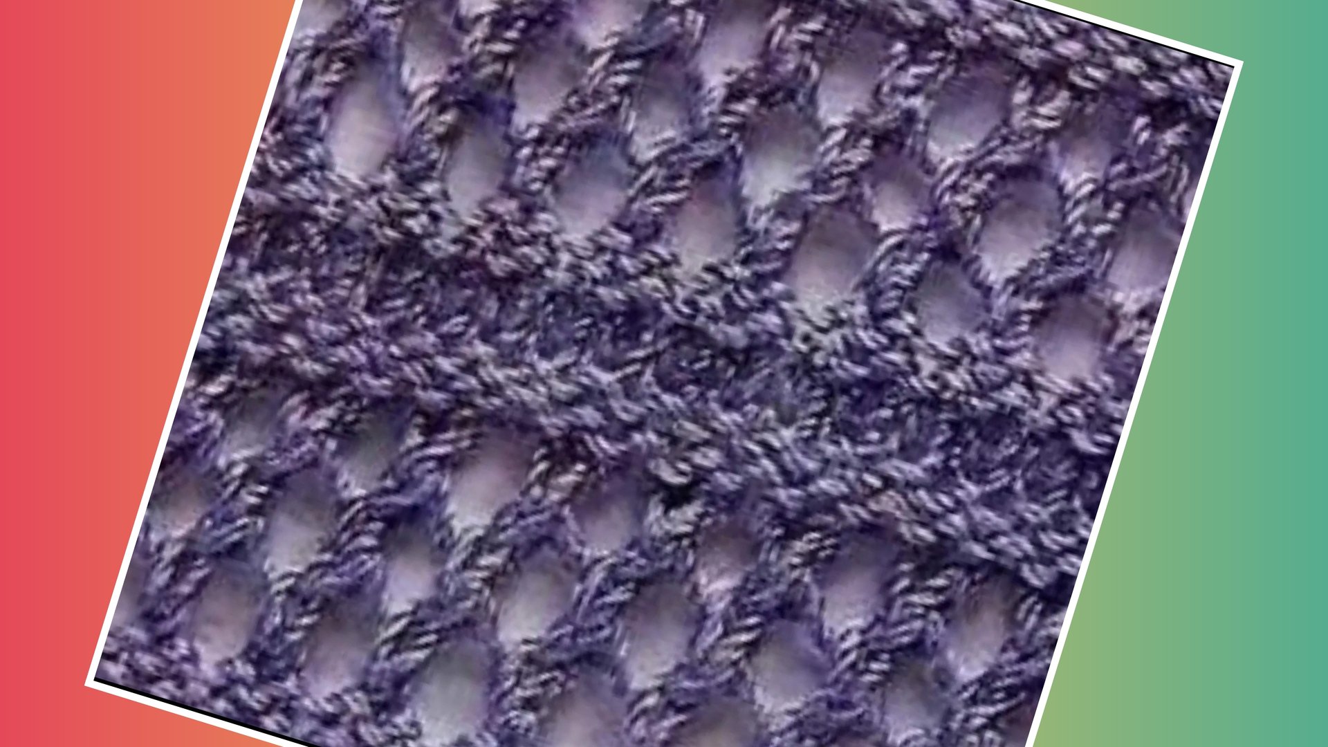 Замечательный узор спицами для летних изделий🔥 смотреть онлайн