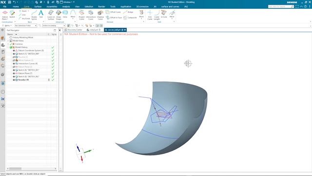 How to model a Soccer Ball in Siemens NX смотреть онлайн