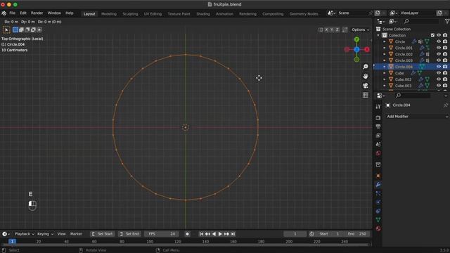 【Blender 3.5】Fruit pie from Zelda in 10min | Process | Beginner Tutorial смотреть онлайн