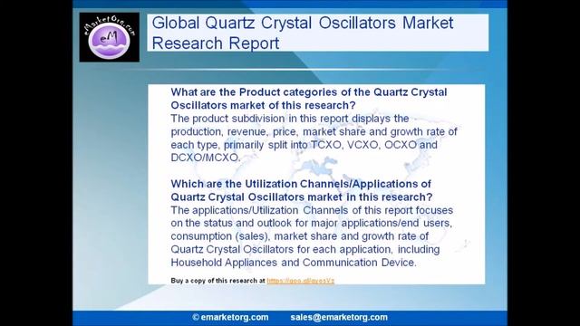 Quartz Crystal Oscillators Market Trend, Supply and Consumption Market Report Forecast смотреть онлайн
