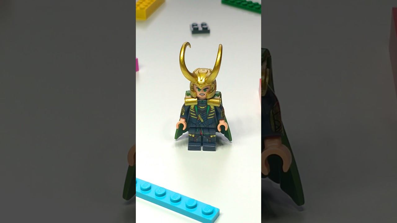 Lego unofficial minifigure | LOKI #shorts #marvel #loki смотреть онлайн