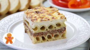 Макаронная запеканка с фаршем по-гречески ✧ Пастицио Παστίτσιο