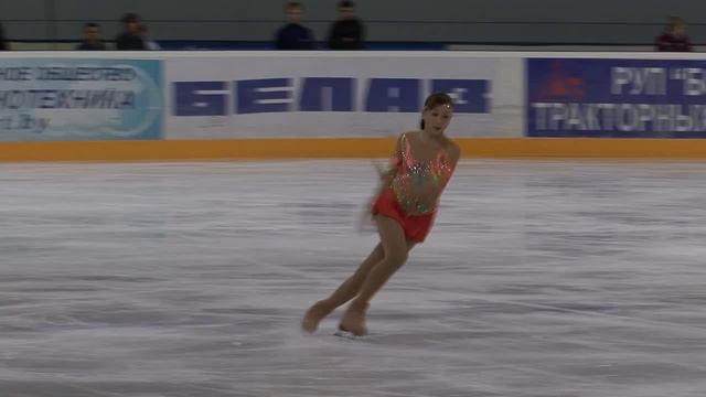 11 Yulia LI (RUS) - ISU JGP Minsk 2013 Junior Ladies Short Program смотреть онлайн