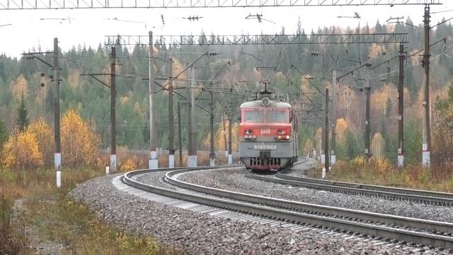 "Тройник налегке". ВЛ80С-1569/1063 Б следует резервом через о.п. Чеботаево смотреть онлайн