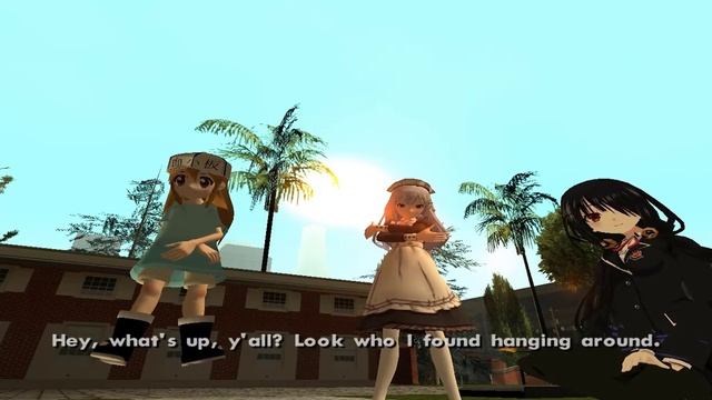 GTA SA Cutscene BUT It's Anime Girls смотреть онлайн