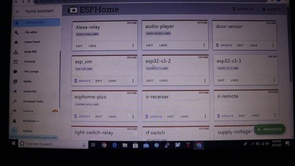 Home Assistant - ESP32-S3 Integration - ESP HOME.