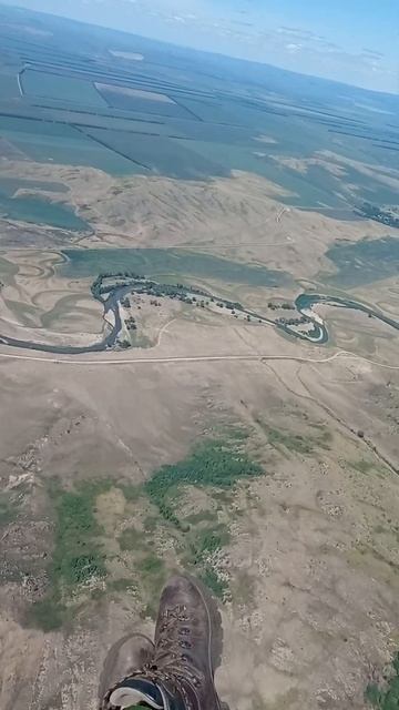 Полет на параплане. Алтай Третьяки Екатерининское кручу поток 1411м.