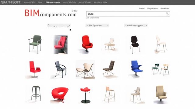 ArchiCAD 16 - BIMcomponents - 12 - BIM Components-Portal: Suche von Objekten смотреть онлайн