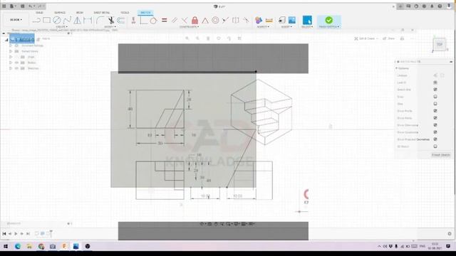 Fusion 360 tutorial for beginners | 3D Exercise 06 смотреть онлайн