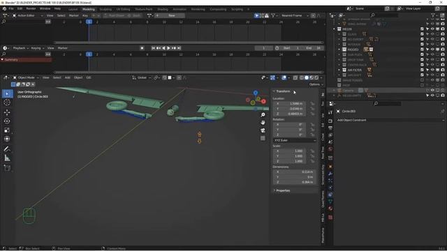 Blender Detailed Modeling Course, Part 24: Rigging смотреть онлайн