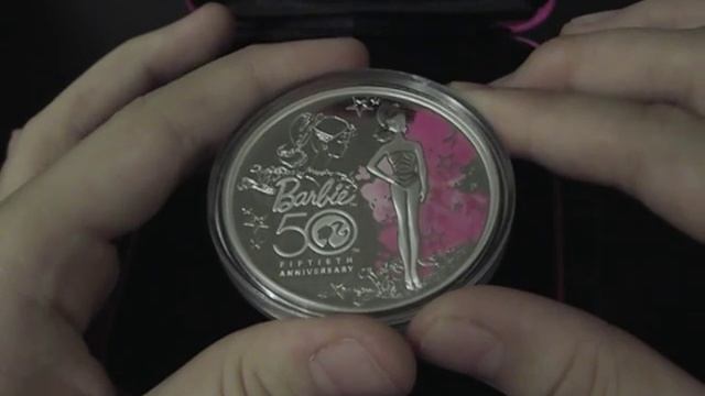 Barbie 50th Anniversary Silver Coin смотреть онлайн