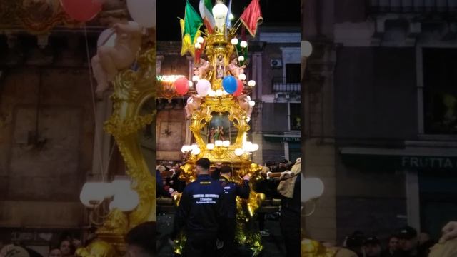 Sant'Agata 2024 Candelora dei Panettieri #catania #santagata #sicilia #sicily #candelore смотреть онлайн