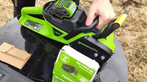 Обзор аккумуляторной пилы Greenworks gd40cs20x   1 часть