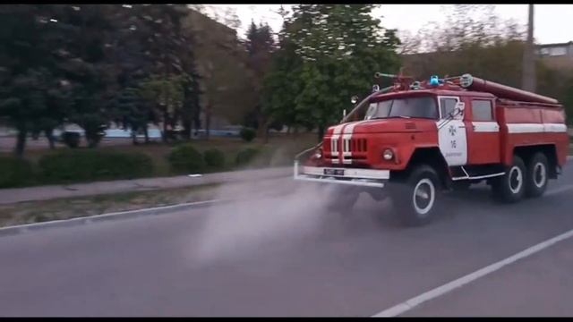 24.04.2020 «Дезінфекція вулиць у місті Дніпрорудне»